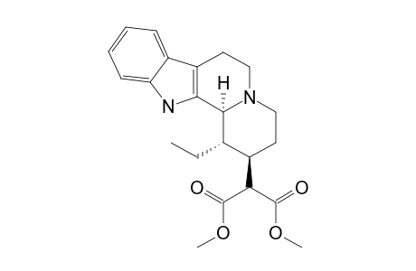 1-ALPHA-ETHYL-2-BETA-MALONYLINDOLO-[2,3-A]-QUINOLIZIDINE