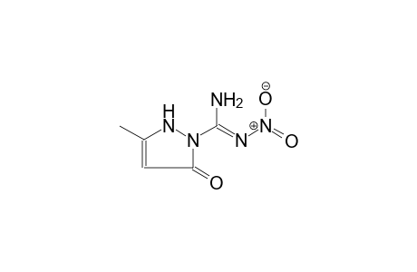 3H-pyrazol-3-one, 2-[(E)-amino(2,2-dioxido-2lambda~1~-diazanylidene)methyl]-1,2-dihydro-5-methyl-