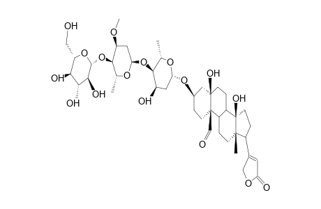 STROPHANTHIDIN-3-O-beta-D-DIGITOXOSIDO-alpha-L-CYMAROSIDO-beta-D-GLUCOSIDE