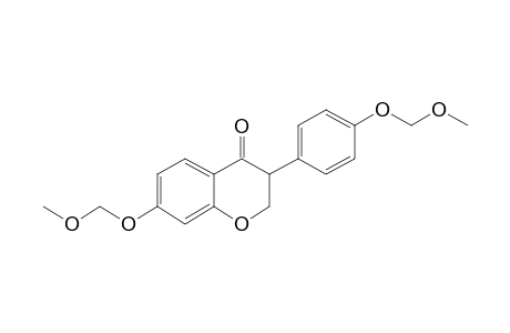 (+/-)-2,3-DIHYDRO-7-(METHOXYMETHOXY)-3-[4-(METHOXYMETHOXY)-PHENYL]-4H-1-BENZOPYRAN-4-ONE