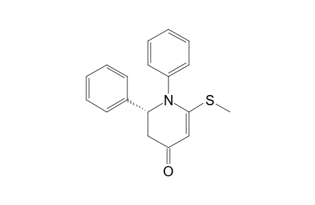 (RS)-(+/-)-6-METHYLTHIO-1,2-DIPHENYL-2,3-DIHYDROPYRIDIN-4(1H)-ONE