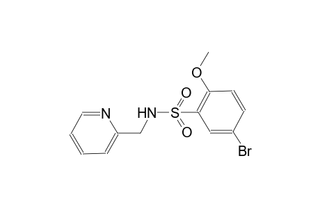 benzenesulfonamide, 5-bromo-2-methoxy-N-(2-pyridinylmethyl)-