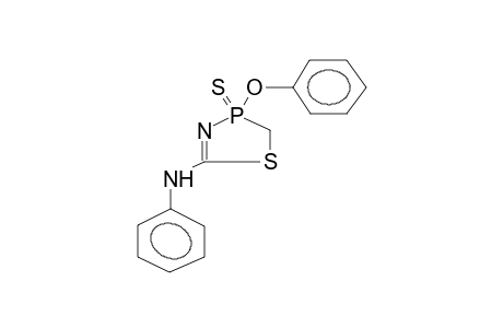 5-PHENYLAMINO-2-THIOXO-2-PHENOXY-1-AZA-4-THIA-2-PHOSPHOL-1-INE