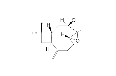 SUBEROSOL-B;(1R*,3R*,4S*,5R*,9S*)-4,5-EPOXY-3-HYDROXY-BETA-CARYOPHYLLENE