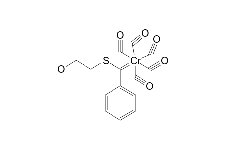 (CO)5CR=C(SCH2CH2OH)PH;((2-HYDROXYTHIOETHOXY)-PHENYLCARBENE)-PENTACARBONYL-COMPLEX-OF-CR