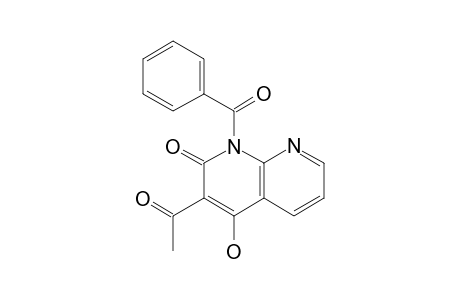 1-BENZOYL-3-ACETYL-4-HYDROXY-1,8-NAPHTHYRIDIN-2-ONE