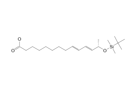 (13-S,9-E,11-E)-13-TERT.-BUTYLDIMETHYLSILYLOXY-9,11-TETRADECADIENOIC_ACID