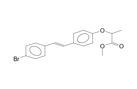 E-4-Bromo-4'-(1-[methoxycarbonyl]-ethoxy)-stilbene