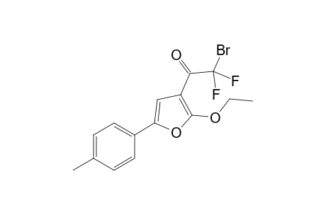 2-Bromo-1-(2-ethoxy-5-p-tolylfuran-3-yl)-2,2-difluoroethanone