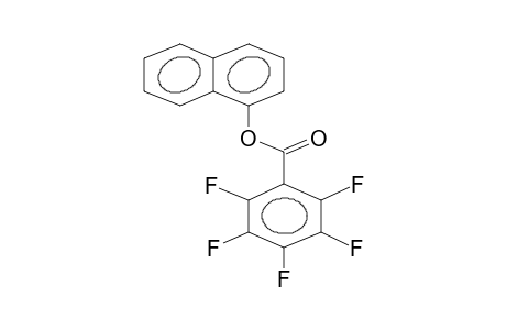 ALPHA-PENTAFLUOROBENZOYLOXYNAPHTHALENE