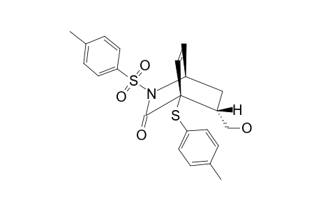 5-ENDO-(HYDROXYMETHYL)-4-(4''-METHYLBENZENESULFENYL)-2-(4'-METHYLBENZENESULFONYL)-3-OXO-2-AZABICYCLO-[2.2.2]-OCT-7-ENE