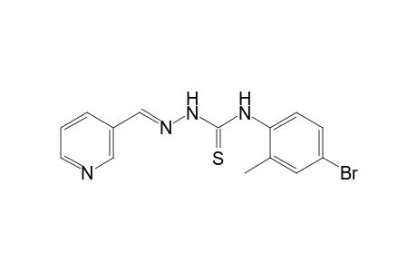 nicotinaldehyde, 4-(4-bromo-o-tolyl)-3-thiosemicarbazide