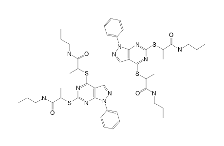 ALPHA-[6-(1'-N-PROPYLCARBAMOYLETHYLTHIO)-1-PHENYLPYRAZOLO-[3,4-D]-PYRIMIDIN-4-YTHIO]-N-PROPYL-PROPANAMIDE