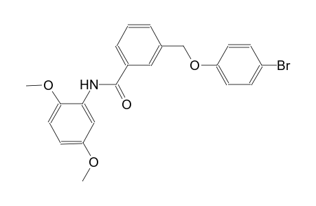 3-[(4-bromophenoxy)methyl]-N-(2,5-dimethoxyphenyl)benzamide