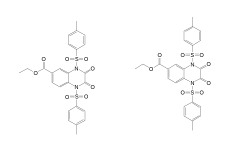 6-CARBETHOXY-N,N'-BISTOSYL-1H,4H-QUINOXALINE-2,3-DIONE