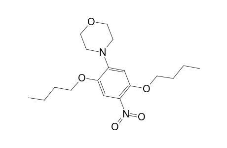 Morpholine, 4-(2,5-dibutoxy-4-nitrophenyl)-