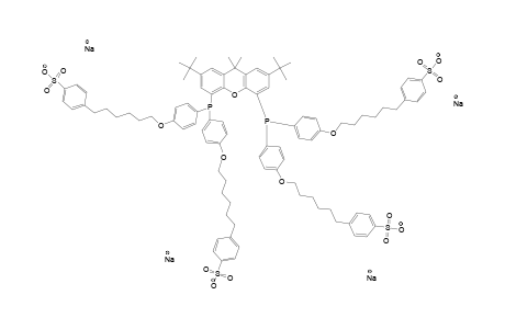 2,7-DI-TERT.-BUTYL-4,5-BIS-[DI-[PARA-(6-PARA-SULFONATOPHENYLHEXYL)-PHENOXY]-PHOSPHINO]-9,9-DIMETHYLXANTHENE