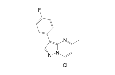 pyrazolo[1,5-a]pyrimidine, 7-chloro-3-(4-fluorophenyl)-5-methyl-