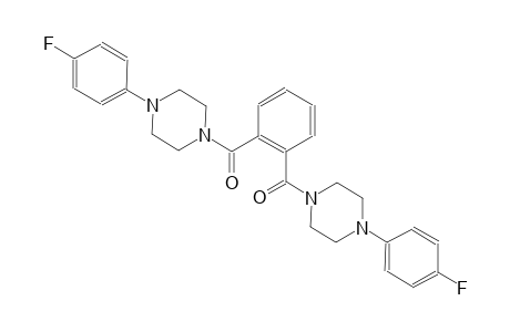 1-(4-fluorophenyl)-4-(2-{[4-(4-fluorophenyl)-1-piperazinyl]carbonyl}benzoyl)piperazine