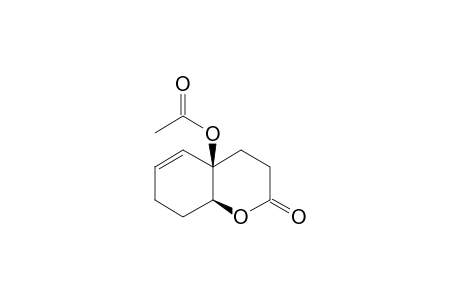 (4aR,8aS) 4a-Acetoxyhexahydrochromen-2-one