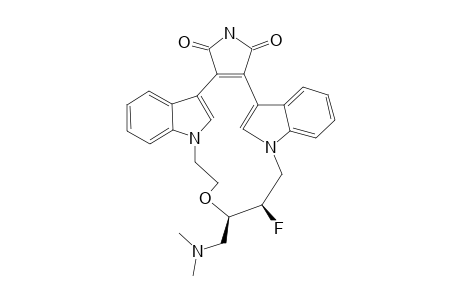 #2;(18R,19R)-19-FLUORO-18-[(DIMETHYLAMINO)-METHYL]-17-OXA-4,14,21-TRIAZAHEXACYCLO-[19.6.1.1(7,14).0(2,6).0(8,13).0(22,27)]-NONACOSA-1(28),2(6),7(29),8,10,12,22