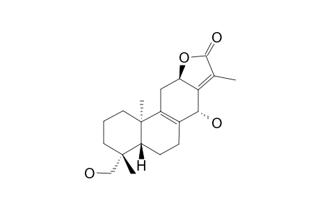 PHLOGACANTHOLIDE_C;14-ALPHA,19-DIHYDROXYABIETA-8,13(15)-DIEN-16,12-OLIDE