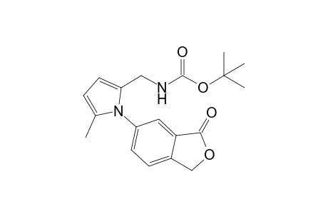 tert-Butyl {[5-Methyl-1-(3-oxo-1,3-dihydro-2-benzofuran-5-yl)-1H-pyrrol-2-yl]methyl}carbamate