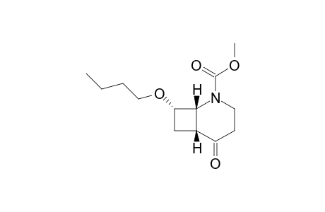 (1RS,6RS,8SR)-METHYL-8-BUTYLOXY-5-OXO-CIS-2-AZABICYCLO-[4.2.0]-OCTAN-2-CARBOXYLAT