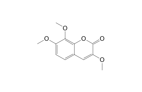 SCHINICOUMARIN;3,7,8-TRIMETHOXYCOUMARIN