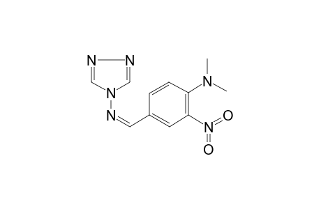 N-((Z)-[4-(Dimethylamino)-3-nitrophenyl]methylidene)-4H-1,2,4-triazol-4-amine