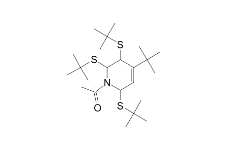 1-ACETYL-4-TERT.-BUTYL-2,3,6-TRI-TERT.-BUTYL-THIO-1,2,3,6-TETRAHYDRO-PYRIDINE;(ROTAMER-#1)