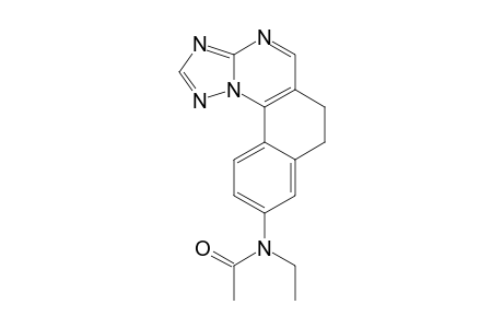 9-[(N-ACETYL-N-ETHYL)-AMINO]-6,7-DIHYDROBENZO-[H]-1,2,4-TRIAZOLO-[1,5-A]-QUINAZOLINE