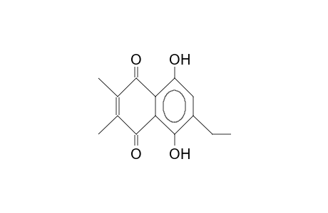 6-Ethyl-5,8-dihydroxy-2,3-dimethyl-1,4-dihydronaphthalene-1,4-dione