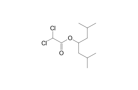 dichloroacetic acid, 1-isobutyl-3-methylbutyl ester