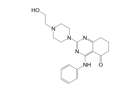 5(6H)-quinazolinone, 7,8-dihydro-2-[4-(2-hydroxyethyl)-1-piperazinyl]-4-(phenylamino)-