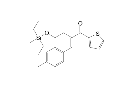 1-(Thiophen-2-yl)-3-(p-tolyl)-2-(2-triethylsilyloxyethyl)propenone