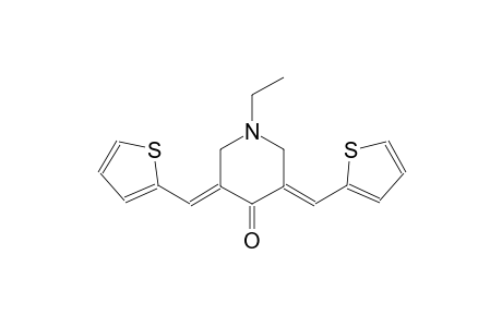 (3E,5E)-1-ethyl-3,5-bis(2-thienylmethylene)-4-piperidinone