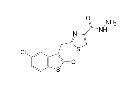 2-[(2,5-dichlorobenzo[b]thien-3-yl)methyl]-4-thiazolecarboxylic acid, hydrazide