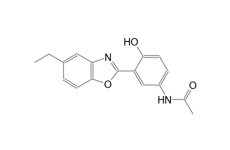 acetamide, N-[3-(5-ethyl-2-benzoxazolyl)-4-hydroxyphenyl]-