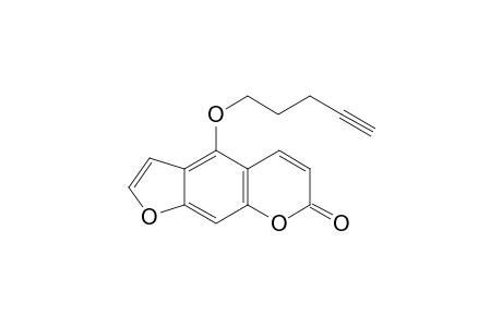 4-(4-Pentynyloxy)-7H-furo[3,2-g][1]benzopyran-7-one