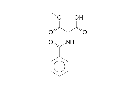 2-Benzoylaminomalonic acid, monomethyl ester