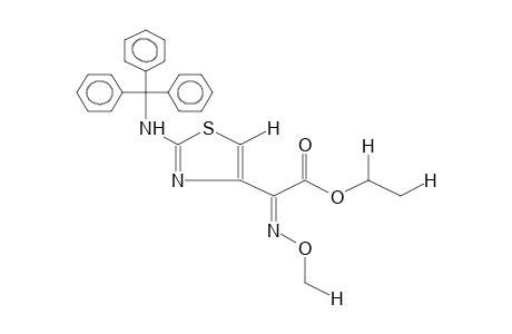 (Z)-2-(2-TRITYLAMINO-1,3-THIAZOL-4-YL)-2-METHOXYIMINOACETIC ACID,ETHYL ESTER