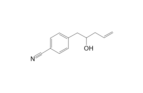 4-(2-Hydroxypent-4-enyl)benzonitrile