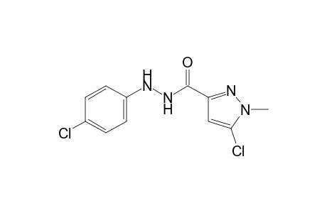 5-chloro-1-methylpyrazole-3-carboxylic acid, 2-(p-chlorophenyl)hydrazide