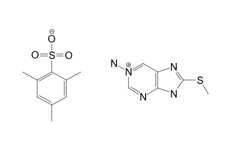 1-AMINO-8-METHYLTHIO-PURINIUM-MESITYLENE-SULFONATE