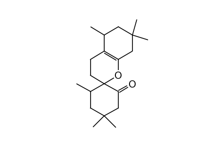 3,4,5,6,7,8-HEXAHYDRO-4',4',5,6',7,7-HEXAMETHYLSPIRO[2H-1-BENZOPYRAN-2,1'-CYCLOHEXAN]-2'-ONE