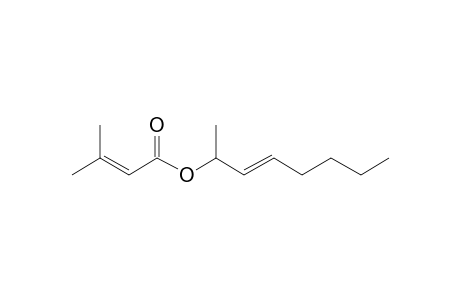 3-Methyl-2-butenoic acid, oct-3-en-2-yl ester