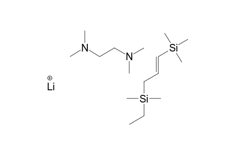 EXO,EXO-1-(TRIMETHYLSILYL)-3-(DIMETHYLETHYLSILYL)-ALLYLLITHIUM-TETRAMETHYLDIAMINE-COMPLEX