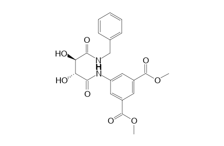 L-(2R,3R)-5-(3-benzylcarbamoyl-2,3-dihydroxy-propionamido)-1,3-phthalic acid dimethyl ester