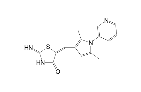 4-thiazolidinone, 5-[[2,5-dimethyl-1-(3-pyridinyl)-1H-pyrrol-3-yl]methylene]-2-imino-, (5E)-